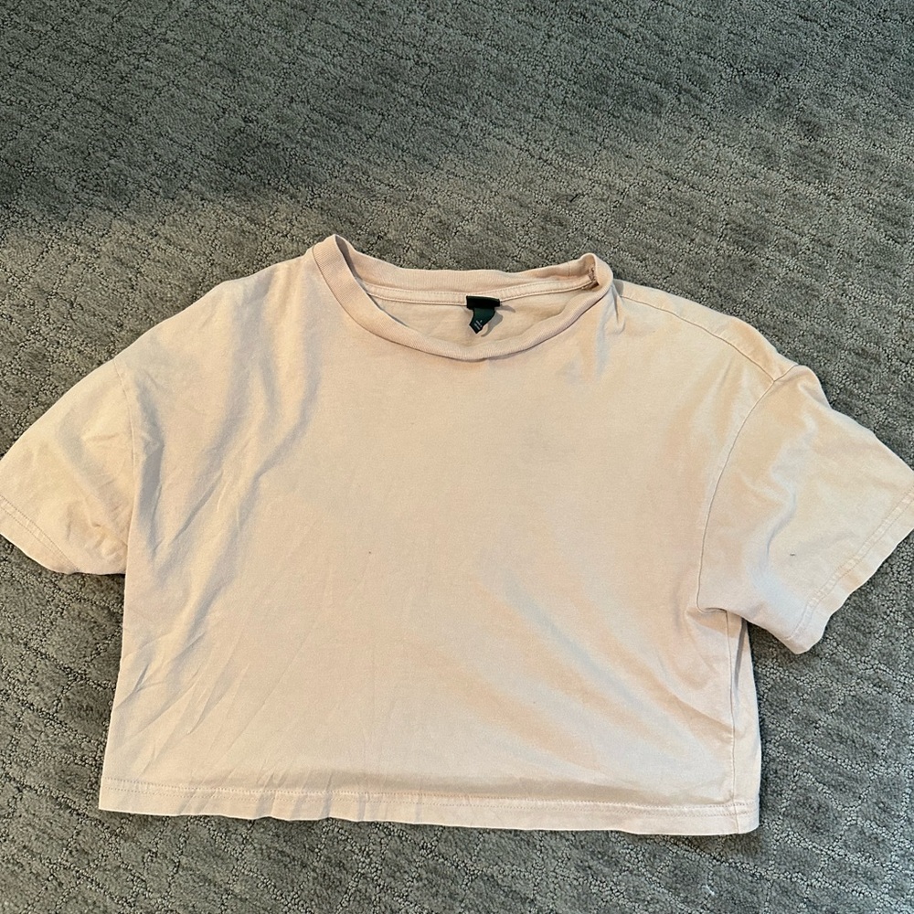 Like New Light Pink Crop Top